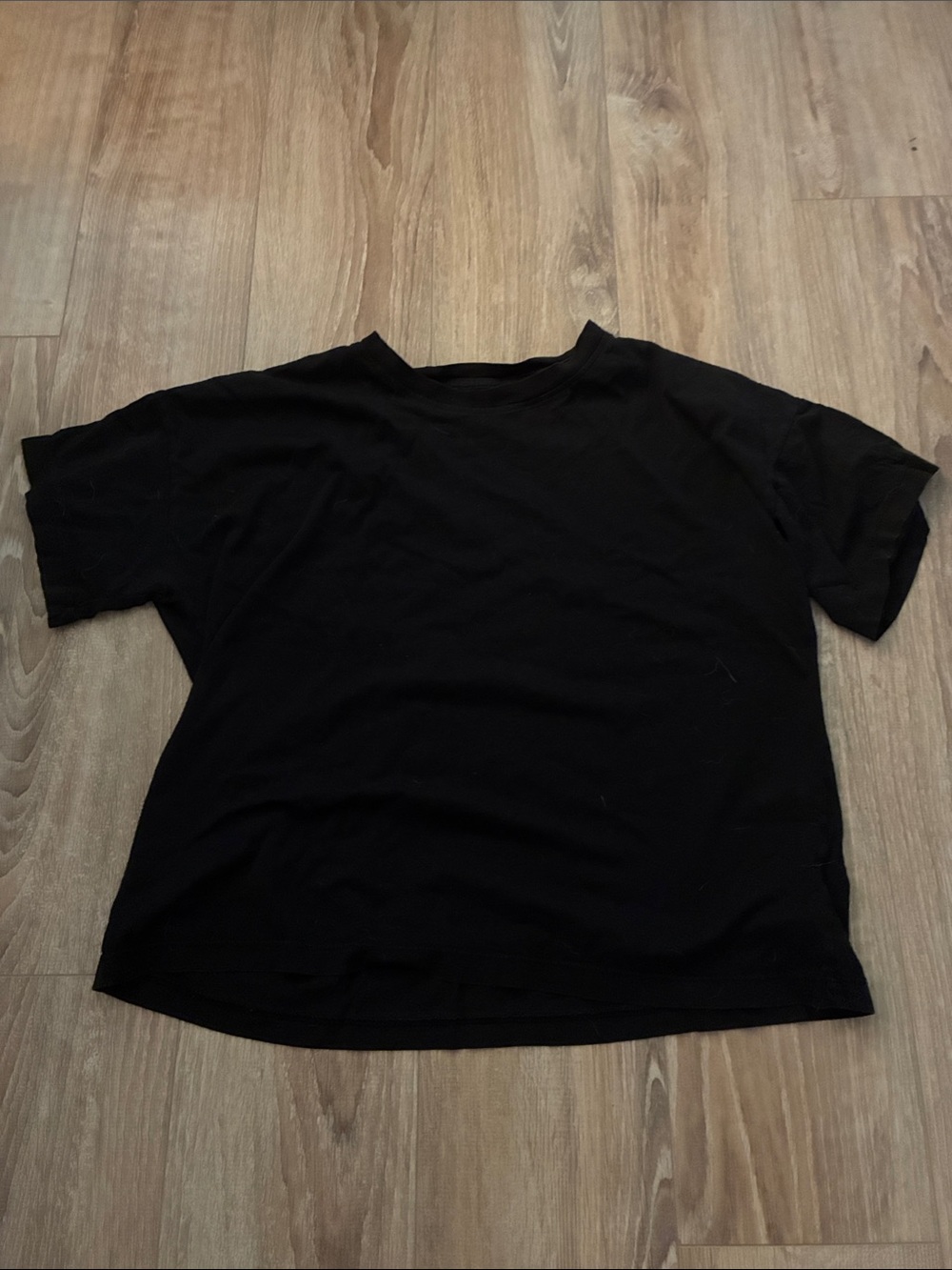 Christian Siriano Black Short-Sleeve Top